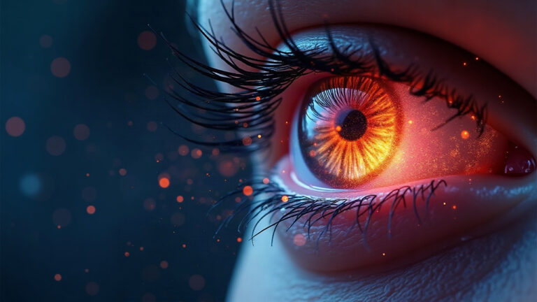Colores que se apagan: qué le pasa a tu visión cuando cerrás los ojos